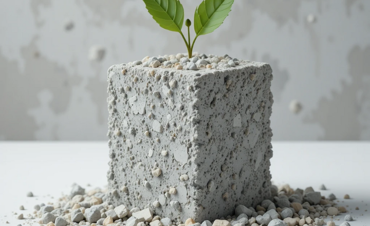 Sustainable using Concrete Waste Materials (fly ash, plastic, glass)